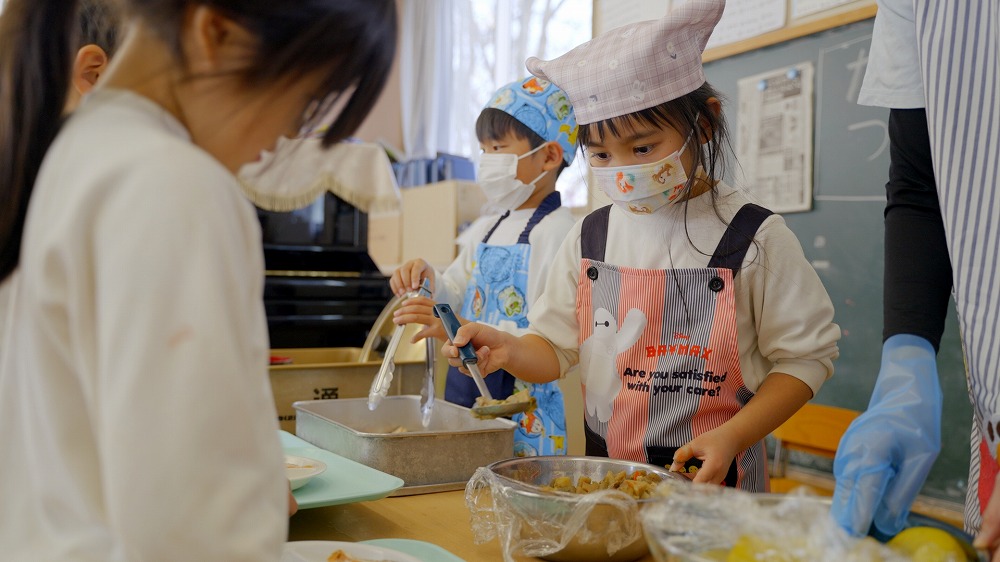 安心・安全の給食に力を注いでいます